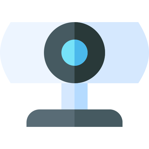 webcam Basic Straight Flat icon