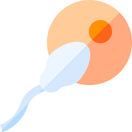 fertilización Basic Straight Flat icono