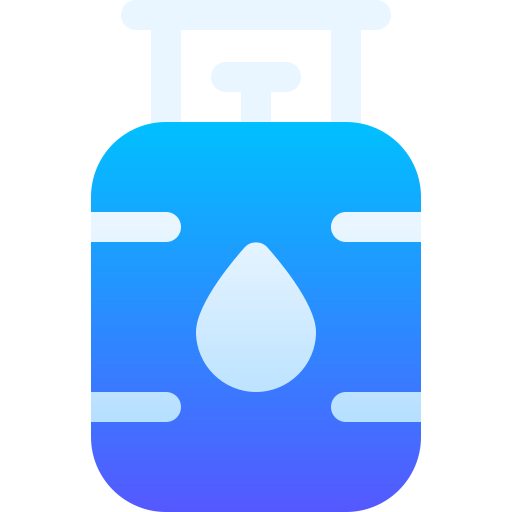 zbiornik paliwa Basic Gradient Gradient ikona