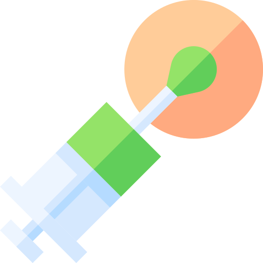 Syringe Basic Straight Flat icon