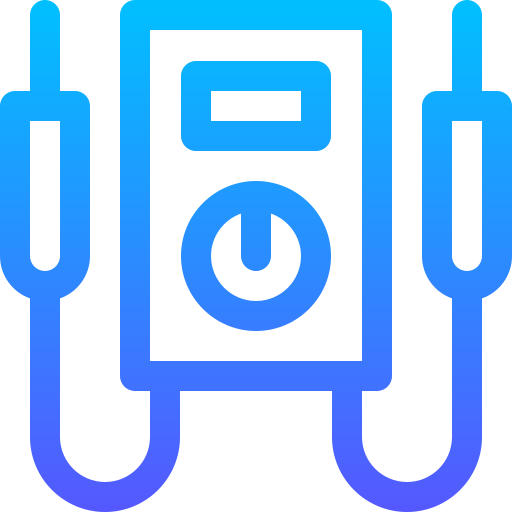電気メーター Basic Gradient Lineal color icon