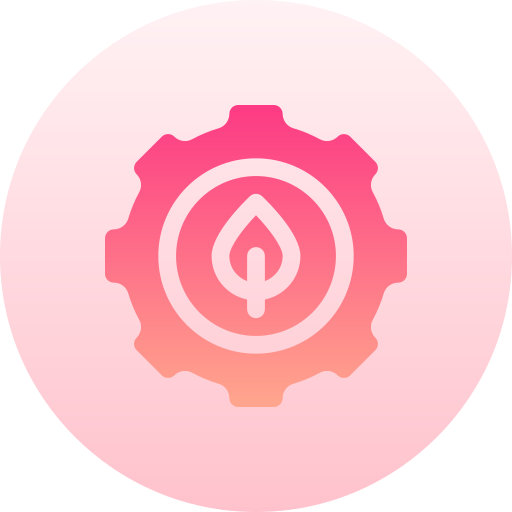 再生可能エネルギー Basic Gradient Circular icon