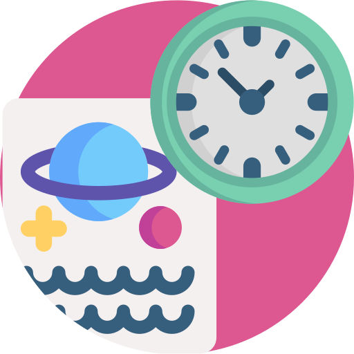Time Detailed Flat Circular Flat icon