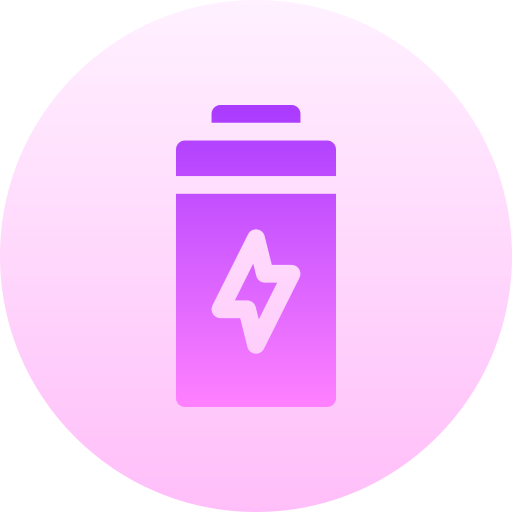 batterie Basic Gradient Circular icon