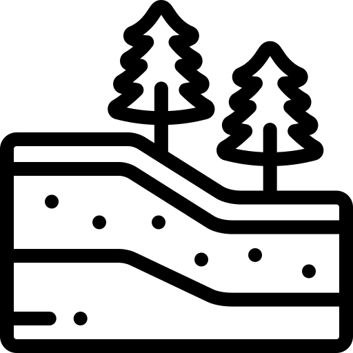 laag Detailed Rounded Lineal icoon