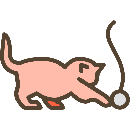 고양이 Berkahicon Lineal Color icon