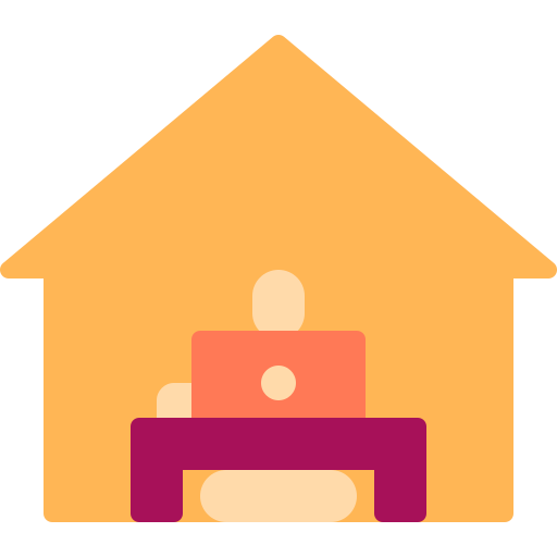 Work from home Berkahicon Flat icon