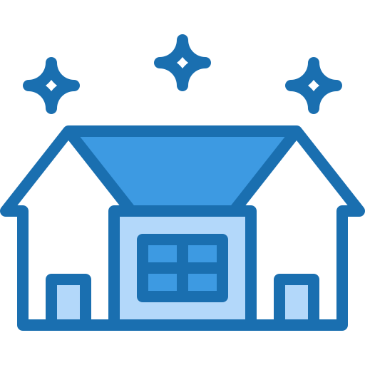 깨끗한 집 Berkahicon Lineal Color icon