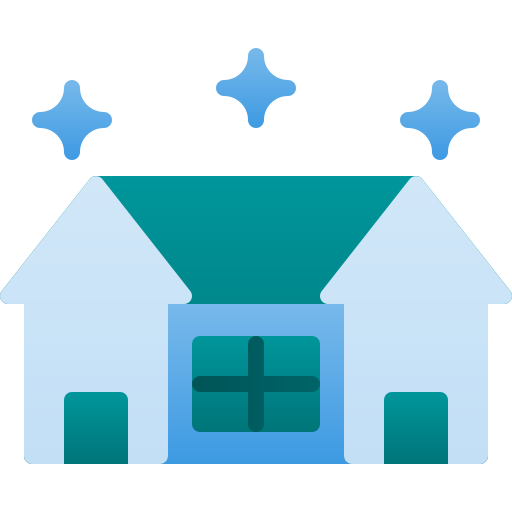 Clean house Generic Flat Gradient icon