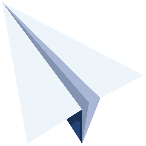 Paper plane Justicon Flat icon