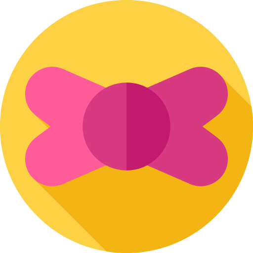 krawatte Flat Circular Flat icon