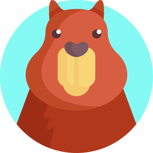kapibara Detailed Flat Circular Flat ikona