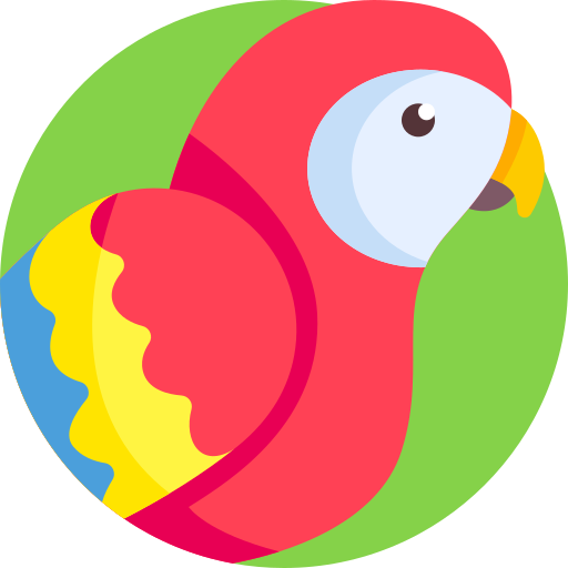 Macaw Detailed Flat Circular Flat icon
