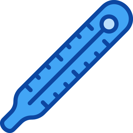 thermomètre Generic Blue Icône
