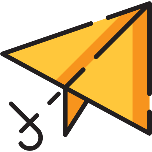 Paper plane Generic Outline Color icon