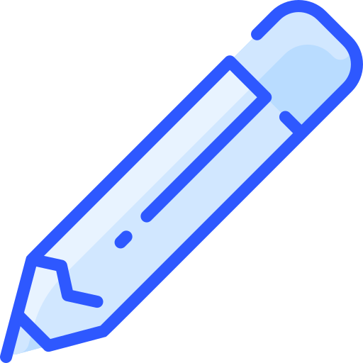 Pencil Vitaliy Gorbachev Blue icon