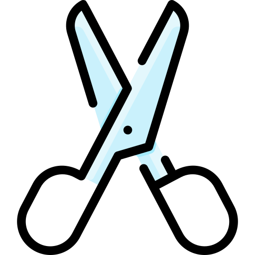 Scissors Vitaliy Gorbachev Lineal Color icon