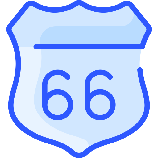 Road sign Vitaliy Gorbachev Blue icon