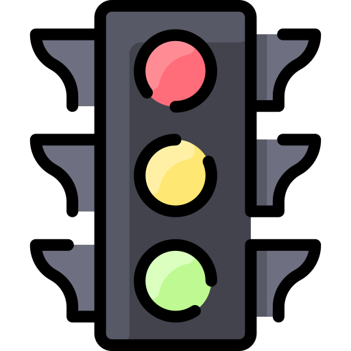 Traffic lights Vitaliy Gorbachev Lineal Color icon