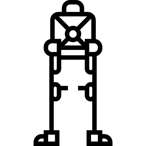 robot Detailed Straight Lineal ikona