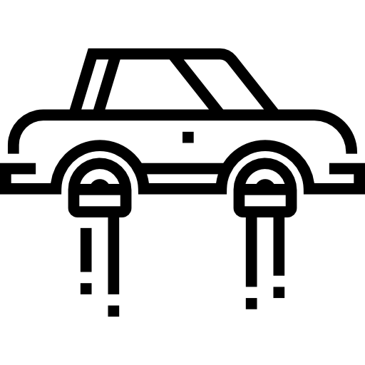 latający samochód Detailed Straight Lineal ikona