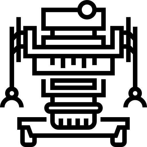 robot Detailed Straight Lineal ikona