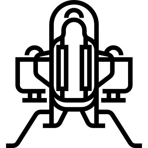 mochila propulsora Detailed Straight Lineal icono