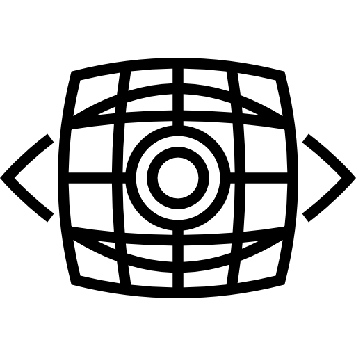 バイオニックコンタクトレンズ Detailed Straight Lineal icon