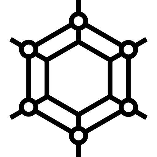 Graphene Detailed Straight Lineal icon