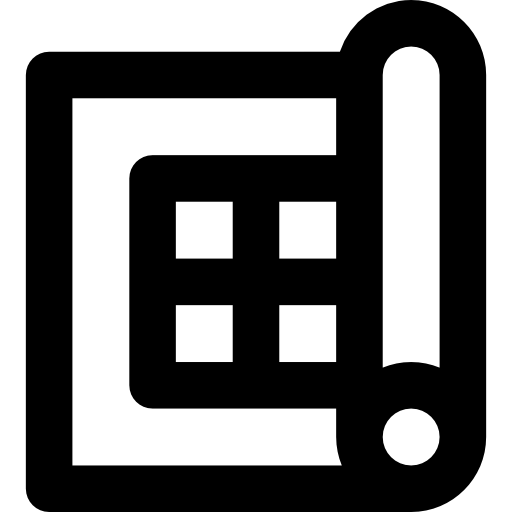 plano Basic Rounded Lineal icono