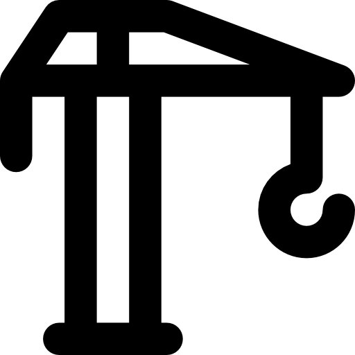 クレーン Basic Rounded Lineal icon