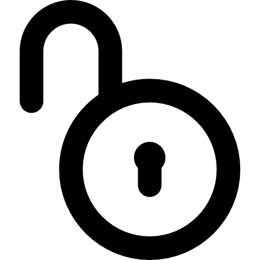 맹꽁이 자물쇠 Basic Rounded Lineal icon