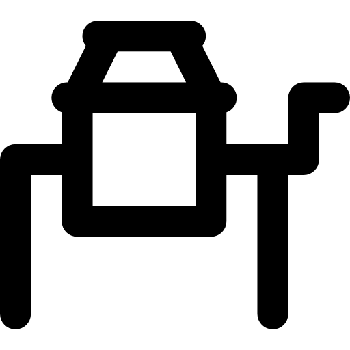 コンクリートミキサー Basic Rounded Lineal icon