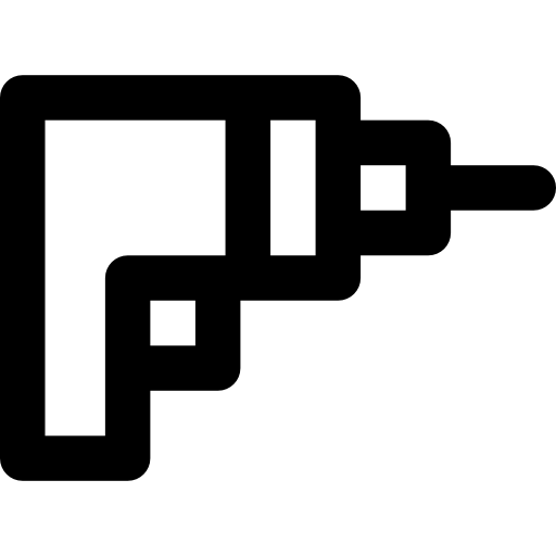 wiertarka Basic Rounded Lineal ikona