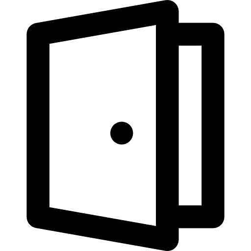 Door Basic Rounded Lineal icon