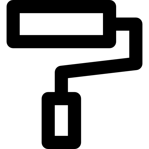 ペイントローラー Basic Rounded Lineal icon