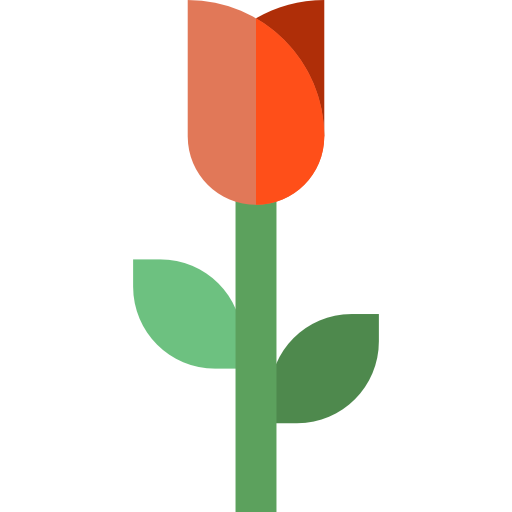 rose Basic Straight Flat Icône