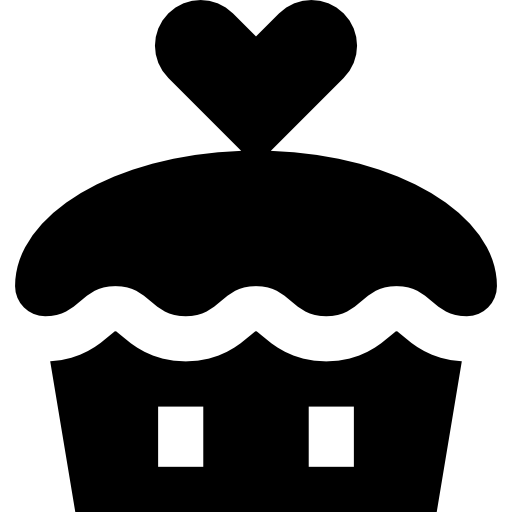 カップケーキ Basic Straight Filled icon