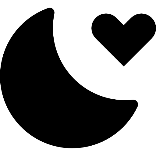 Night Basic Straight Filled icon