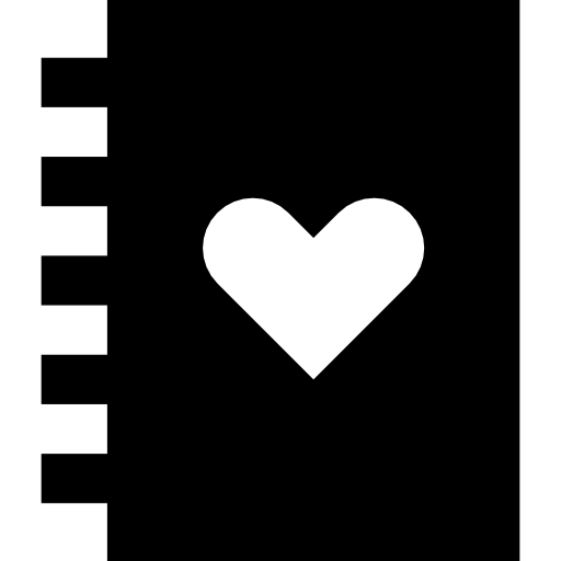 cuaderno Basic Straight Filled icono