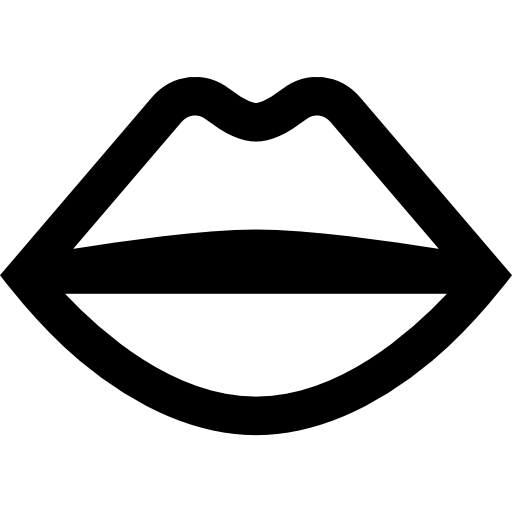 Kiss Basic Straight Lineal icon