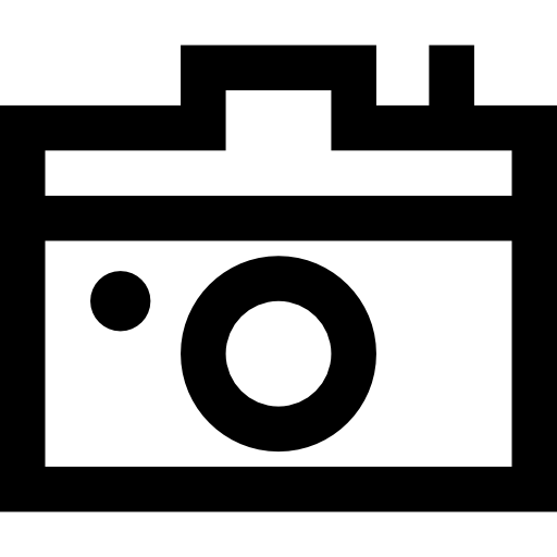 aparat fotograficzny Basic Straight Lineal ikona