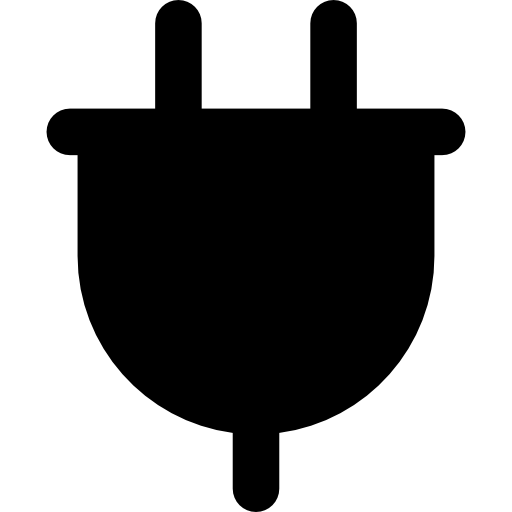 플러그 Basic Rounded Filled icon