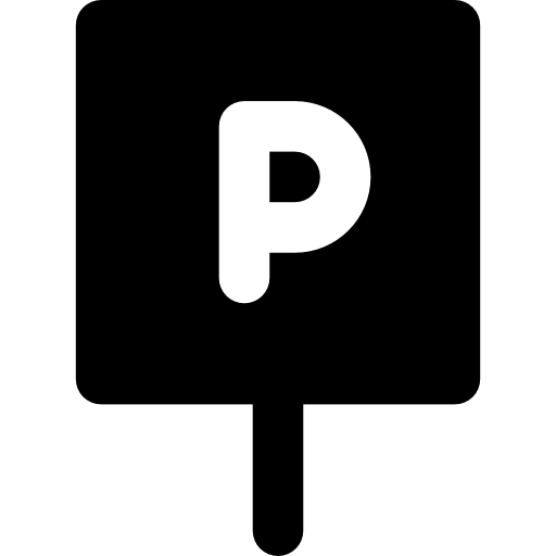 estacionamento Basic Rounded Filled Ícone
