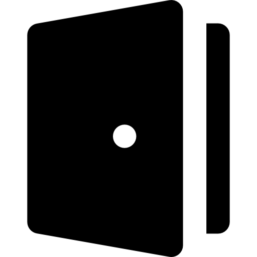 Door Basic Rounded Filled icon