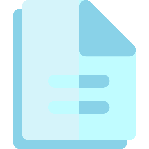 documentos Basic Rounded Flat icono