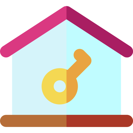 hogar Basic Rounded Flat icono