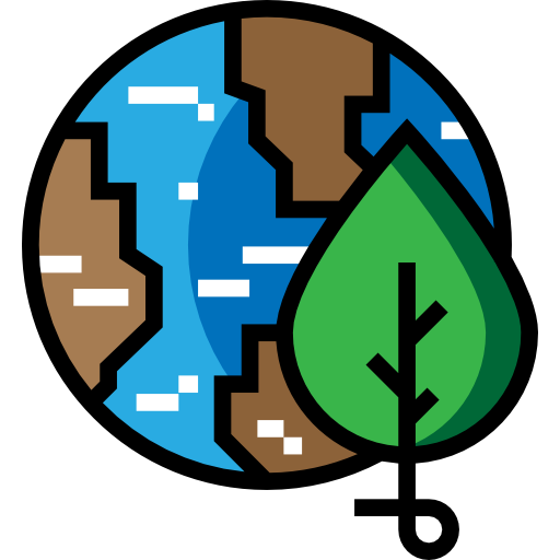 ekologia Detailed Straight Lineal color ikona