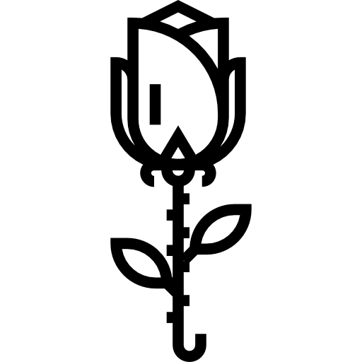 薔薇 Detailed Straight Lineal icon