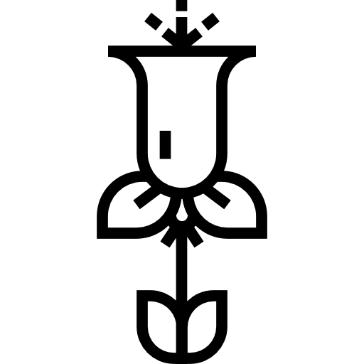 tulipan Detailed Straight Lineal ikona